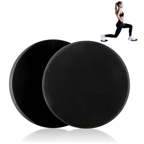 Yabound Sliders Fitness, Gliding Discs Core Sliders, Exercise Core Sliders, Dual Sided Gliding Slider, Workout Equipment at Home, Perfect for Use On Carpet Or Hardwood Floors, Set of 2