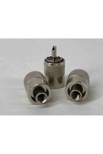 Axe Antenna 3 Adet Rg58 Anten Kablosu Için Pl-259 Uhf Konnektör Yaesu Vertex Standard Kenwood Motorola Uyumlu