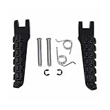 ZsHyhan Für Ducati Für Monster 696 Für Monster 796 2009–2014 Motorrad Vorne Hinten Fußrasten Fußrasten Fußrasten Rest Pedale Fußrastenadapter Vordere und hintere Pedale für Motorräder (Color : Front