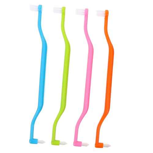 UKCOCO 4Piezas Interdentales de Doble Uds Ergonómicos para Limpieza Bucal Completa y Difíciles para Cuidado Diario