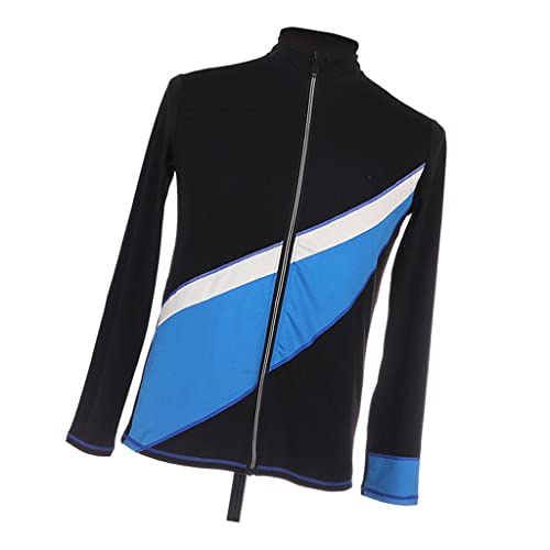 shamjina Jaqueta de Patinação Artística No Skate Gym Dance Jaqueta Roupa Top, M