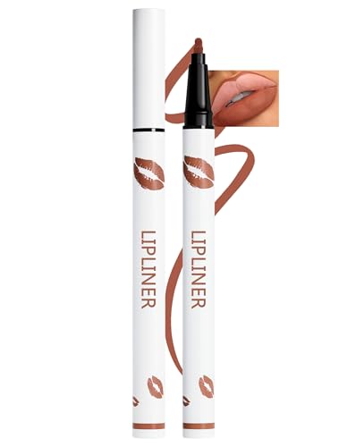 Erinde Delineador de labios resistente al agua, resistente al agua, lápiz labial de larga duración, lápiz labial de larga duración, lápiz labial suave natural #005