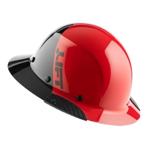 Lift Safety HDF50-20RD Dax Fiber Resin Full Brim Hard Hat thumb #1