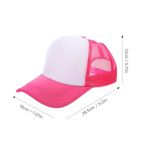 Casquettes baseball mesh blanches vierges légères et réutilisables pour sublimation DIY