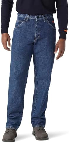 Wrangler Riggs Workwear Herren Fr Flame Resistant Carpenter-Jeans Arbeitshose, Denim, 56W x 32L