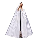 Esta capa de satén es perfecta para un vestido de novia o un vestido de noche. Ideal para bodas de otoño e invierno, festivales, fiestas, disfraces de Halloween, sesiones de fotos, juegos de rol de Harry Potter, disfraces de escenario, brujas, vampiros, reyes, magos, góticos u otras ocasiones especiales.