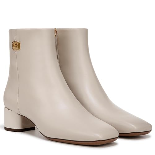 Franco Sarto Womens Noah Classic Ankle Boot Chalk White 8 M