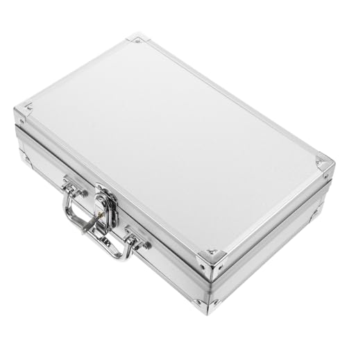 iplusmile Boîte de Rangement Alliage Aluminium Petite Mallette Étui à Outils Portable pour Colliers et Bracelets Mallette à Outils