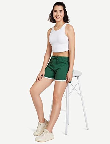 Image of Amazon Brand - Symbol Women's Cotton Blend Regular Fit Lounge Shorts (Pack of 2)