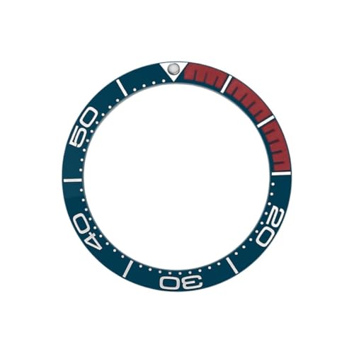 1�� 38mm Sea300 �J�[�u�h�Z���~�b�N�x�[���C���T�[�g SKX007 �V�[�}�X�^�[ 300 �E�H�b�`�P�[�X�����O �X�y�A�p�[�c(07 Bezel Insert)