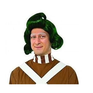 Rubies womens Willy Wonka & The Chocolate Factory Oompa Loompa Costume Wig, As Shown, One Size US
