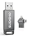 MFi Certified Photo Stick 128GB USB Flash Drive for iPhone, 4 in 1 External Thumb Drive for Picture Video Saver and Backup, High Speed USB 2.0 Memory Stick for iPhone/iPad/Android/PC (Black)