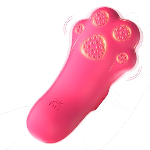 Vibratori G Spot Giocattoli Sessuali Impermeabili, wuludina Vibratore per Dita con 9 Modalità di Vibrazione e Vibratori Stimolatore Clitorideo Femminile Portatili Sex Toys, Rosso