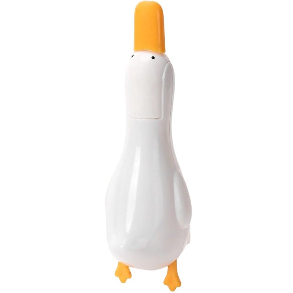 Fituenly Cute Duck-shaped Hair Catcher Clip, 2-in-1 Multifunctional Bathroom Cleaner, Mini Sink Strainer and Hair Remover Tool, Hygienic Drain Cleaning Gadget