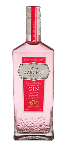 Rose D'Argent - Erdbeer-Gin, Spirituosen 40% (1 x 0.70 L)
