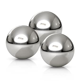 PGN G100 Pinball Replacement Steel Balls, 1-1/16 Inch (27 mm), 3 Pieces