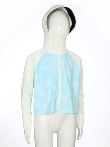 Kids Unisex Sun Protective Hooded Jacket Long Sleeve Lightweight Outdoor Vacation Travel Beach Coat4