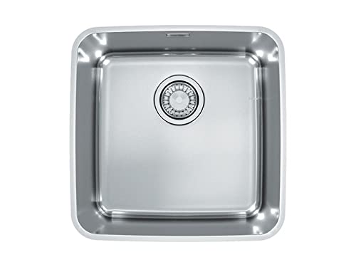 Alveus 1129251 LUN0 30 Évier de Cuisine sous Plan en Acier, INOX satiné