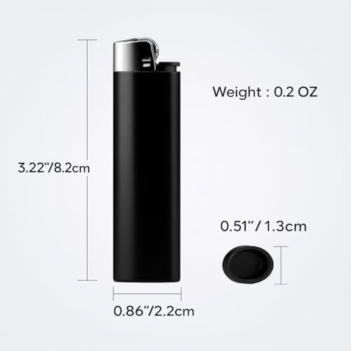 Image of IN SELECT Lighter Diversion Safe Stash, Hidden Storage Compartment Secret Compartment Container for Jewelry, Travel, Camping, and Everyday Carry (No spark, No flame) One piece in Black