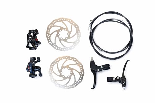 Image of Matelco Bicycle Disc Break Set Thradless for All Bikes Cycle Stainless Steel Kit Complete Set for Bicycle Disk Break (Pack of 1)