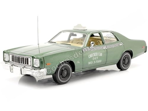 Modelo a escala 1:18 Plymouth Fury Taxi Verde