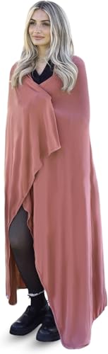 Image of K E L O R Luxury Cooling Travel Blanket - Stretchy, Lightweight Soft & Breathable Shawl Wraps for Women