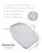 Baby Changing Pad, Soft Portable Diaper Changing Pad, Designed Ergonomically for Infants,Fits All Changing Table and Dresser, Wipeable Changing Pad, Non-Slip, Easy to Clean, Waterproof