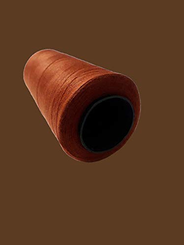 Image of Ace International Exports 3000M Overlock Polyester Sewing Thread Set Box Yarn Spools Cone Rust (Pack of 5)