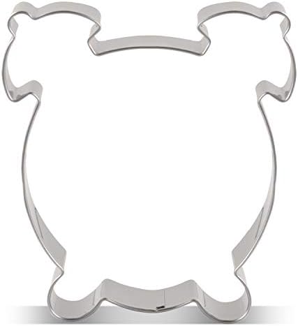 LILIAO Alarm Clock Cookie Cutter for Back to School - 3.2 x 3.6 inches - Stainless Steel