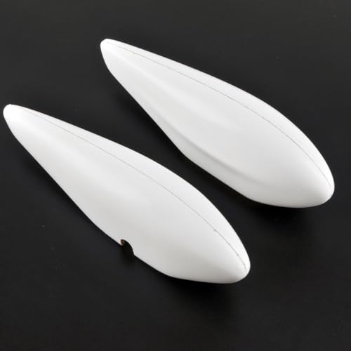 PurAr 1Pair RC Airplanes Landing Gear Wheel Pants Cover Low Resistance 144mm/185mm Length Protection for Models Aircraft Spare Part (185mm)