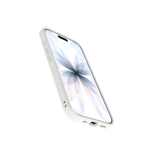 Image of OtterBox iPhone 17 Figura Series Case - Crema White - Aesthetic, Silicone Phone Cases, Protective Minimalist Design, MagSafe iPhone Case with Camera Protection