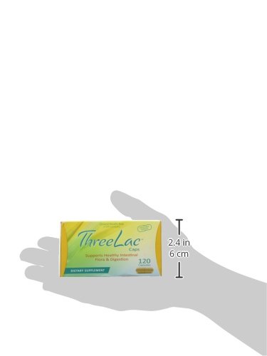 Global Health Trax Inc. Threelac Caps Probiotic Capsules 120Ct #TOP4