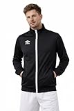 Umbro Diamond Track Jacket Veste de survêtement, Noir/Blanc, Medium Mixte