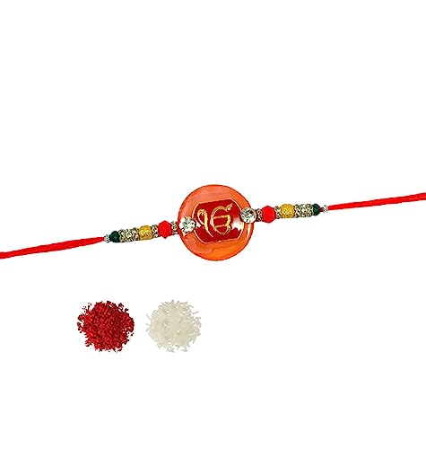 Image of Ek Onkar Rakhi For Brother | Rakhi Combo| rakhi || rakhi set || rakhi for brother