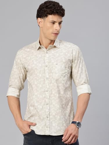 Image of Majestic Man Stylish Geomatric Print Casual Shirt - Pure Cotton| Full Sleeve | Trendy & Comfortable