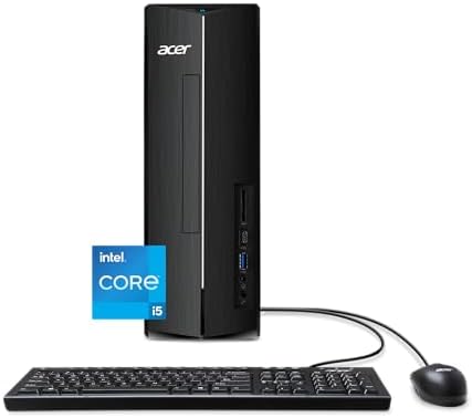 acer Aspire XC-1780-UA91 Desktop | Intel Core i5-13400 10-Core Processor (Up to 4.6GHz) | 8GB 3200MHz DDR4 RAM | 512GB PCIe Gen 4 SSD | SD Card Reader | Intel Wi-Fi 6E AX211 | Windows 11 Home