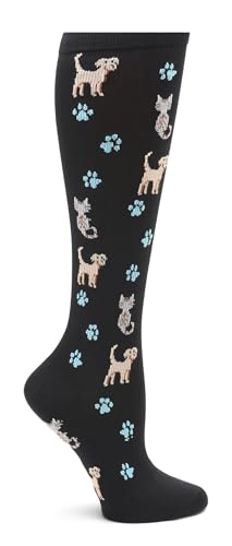 Nurse Mates Women's Calf Socks | 12-14 mmHg Compression | Superior Support & Comfort | 1 Pair | Pets N Paws