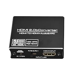 ARC HDMI-compatibele Extractor, 4K HDMI-compatibele-compatibele Audio Extractor Met Kabel Voor Spea