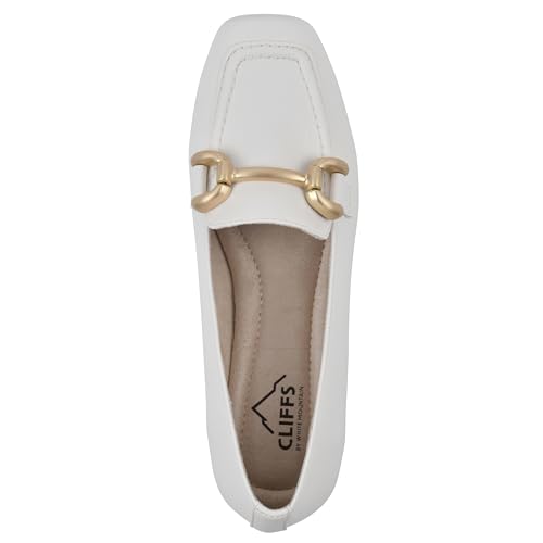 Image of CLIFFS BY WHITE MOUNTAIN Women's Bestow Moc-Toe Loafer Flat