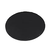 OFFSCH Naturschieferteller Runde Servierplatte Schwarz Für Cupcakes Desserts Obst Steaks Sushi Bankett Und Hochzeitsausstattung