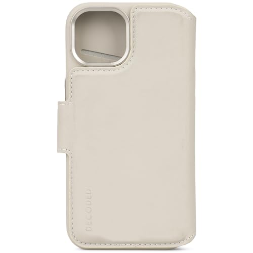Étui iPhone 15 Plus DECODED en cuir véritable amovible haut de gamme - 2