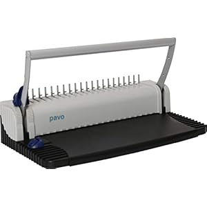 Pavo 8030903 Smartmaster 2 bindmachine, bindapparaat tot 150 vellen, inclusief 75 delige starterset, zwart