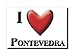 Enjoymagnets PONTEVEDRA (PO) Souvenir IMANES DE Nevera ESPAÑA Galicia IMAN Fridge Magnet Corazon I Love