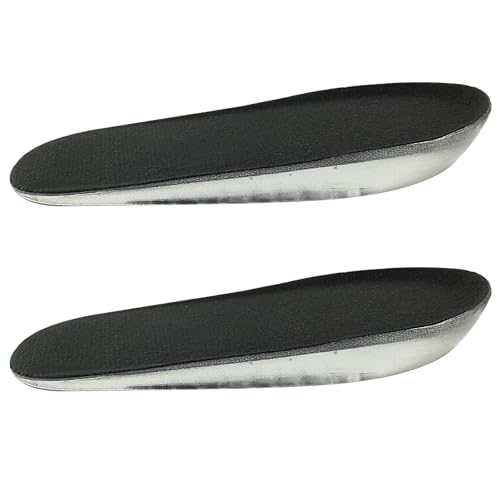 Hitefu Elevadores de Talón de Silicona 1/2 Pulgada Negro 1 Par miniatura 2