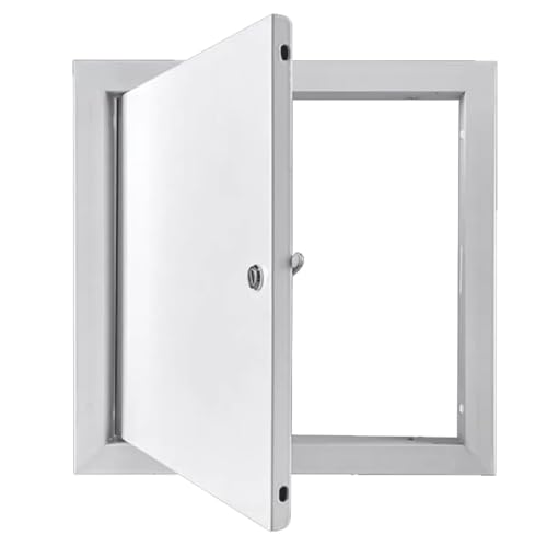 Porte d'accès en métal 18 x 18 en acier galvanisé supérieur à loquet