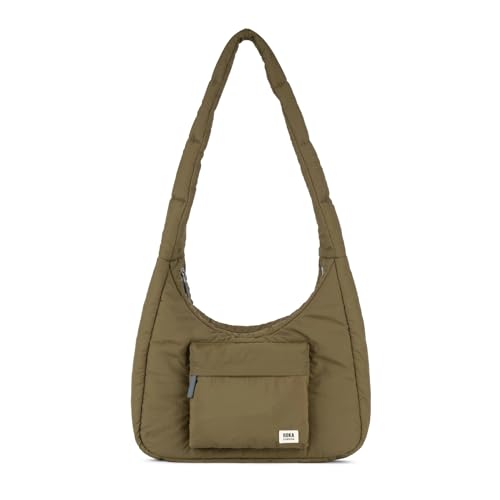 ROKA London Belsize Taslon - Bolso de hombro mediano, moss, m