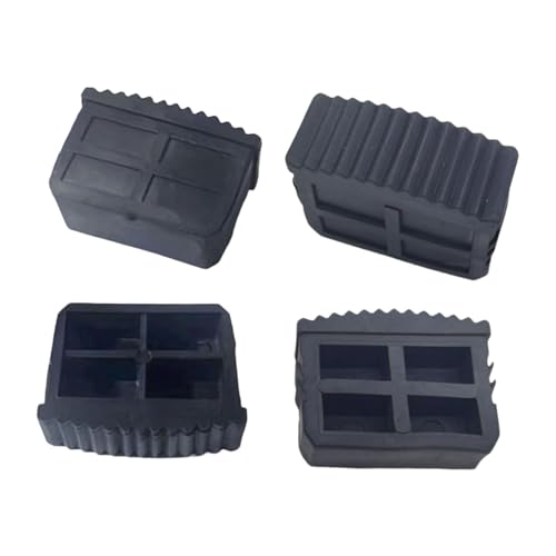 Image of SECRET DESIRE 4 Pieces Ladder Feet Covers Replace Convenient Rubber Steep Ladder Foot Pads 6cmx2.2cm|Tools|Ladders