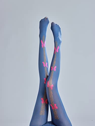 Image of Sahabowi Women's Sheer Tights, Digital Print Designs Stockings
