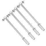 TOBBOMEY 4 Stück Stangenhalterung Wetterfest Stangenhalter Montagehalterungen für Blitzschutz Stab und Netzbefestigung Außenbereich