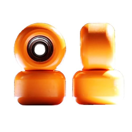 Noahwood Fingerboard Lucky Wheel Series Finger Skateboard Extreme Sports Silent wheels Durable Wheels Non-skid Wheels Strong Grip Wheels Handmade Strong Grip Wheels (Fire Wheel)